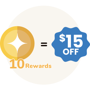 10x = $15 Off