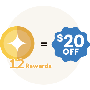 12x = $20 Off